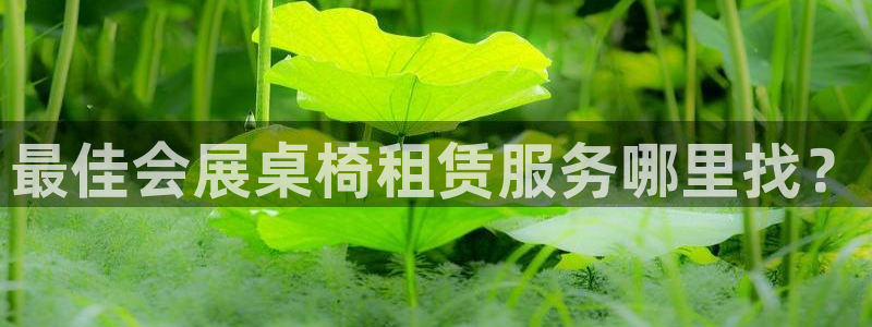果博公司客服微信公众号：最佳会展桌椅租赁服务哪里找？