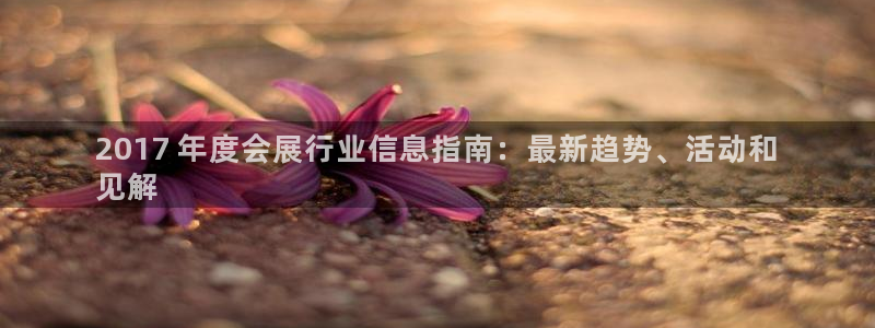 果博手机下载网址：2017 年度会展行业信息指南：最新趋势、活动和
见解