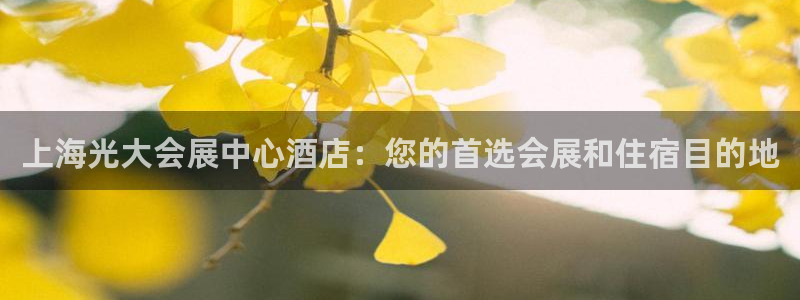 果博注册平台怎么注册不了：上海光大会展中心酒店：您的首选会展和住宿目的地